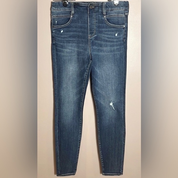 Liverpool Gia Glider High Rise Distressed Skinny Jeans in Westler Wash Sz 12/31 - Picture 8 of 9